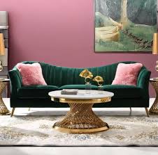 7 tufted emerald green couches where