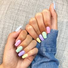 rainbow nails are the latest must have