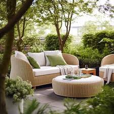 Countryside House Patio Decor With Sofa