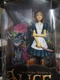 american mcgee's alice figures : first alice + anime alice with cat  brand new | eBay