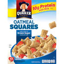 quaker oatmeal squares crunchy oat