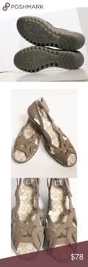 Fly London Yadi Wedges Taupe Tan Size 9 9 5 Fly London