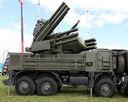 Russian PantsirS1 antiaircraft missile system