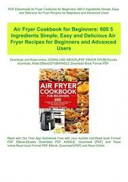 air fryer cookbook for beginners 600 5