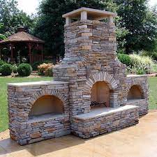 Fire Pit In Garden Outdoor Fireplace