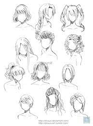 Then, i duplicate that line shape. Short Curly Hair Drawing At Paintingvalley In 2021 Curly Hair Drawing Drawing Hair Tutorial How To Draw Hair