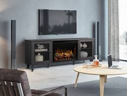 using freestanding electric fireplace