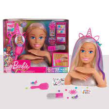barbie deluxe 20 piece glitter and go