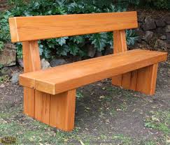 Memorial Wooden Bench Seat Outdoor