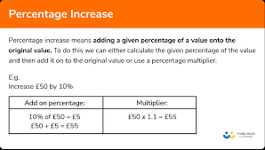 Percentage Increase Gcse Maths