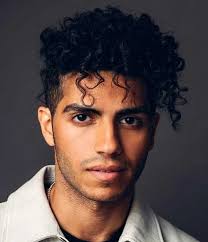 Dark curly hairstyle with bangs. 30 Trendy Curly Hairstyles For Men 2021 Collection Hairmanz