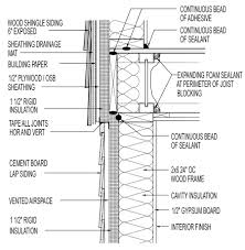 vented siding section drawing cedar