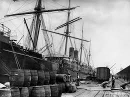 albert docks london abt 1900