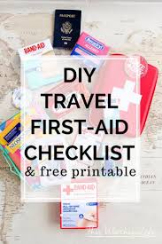 diy travel first aid kit