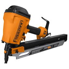 framing nailer with adjule metal