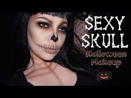 y skull halloween makeup you