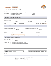 Leave Of Absence Form Forms Pinterest Letter Template Word