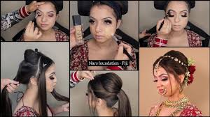 bridal makeup hairstyle tutorial
