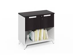 open shelf small file cabinet with lock