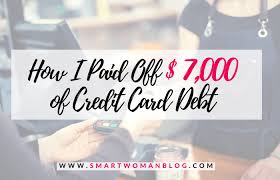 Since you've said you can pay at least one credit card off entirely, there's no good (scoring) reason to wait. How I Paid Off 7000 Of Credit Card Debt In 7 Months Smart Woman Blog