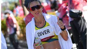 Sinead diver crosses the finishing line to win the sunshine coast half marathon on august 19, 2018 in sunshine the irish woman running for australia in the tokyo olympics. Tqkxwiuknu4egm
