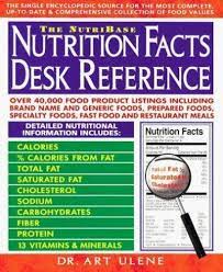 the nutribase nutrition facts desk