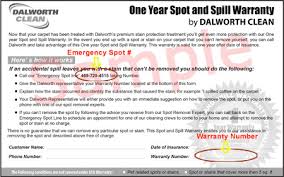 dalworth clean one year spot and spill