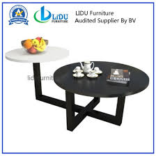 Modern Frame Round Dining Table Coffee