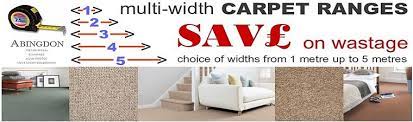 multi width carpet ranges