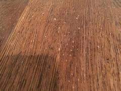 removing bubbles from hardwood floor