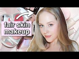 how to perfect fair skin makeup for