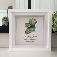 personalised ireland map home is where