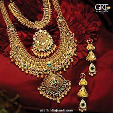 bridal gold jewelleries from grt