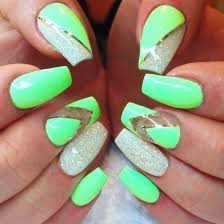Wanna wear unique nail arts for cute and gorgeous hands look in 2021? Cute Green Nails For Women 2015 Styles 7 Neon Green Nails Green Nail Art Green Nails