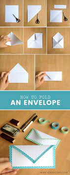 diy paper envelope easy kendra