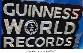 The guinness world record for the largest dna strand composed of human beings.4,000 people formed the longest live dna. Guinness World Records Logo Vectors Free Download