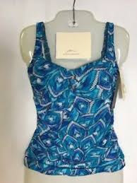 Details About Nwt Profile By Gottex Swimwear Size 8 Tankini Top E9371b33 Org 94
