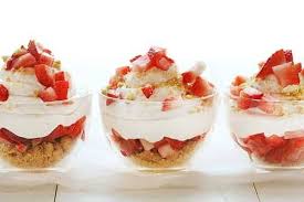 Strawberry Shortcake Mousse Cups I