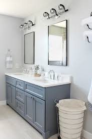 The three clerestory windows over the vanity fill the space with natural light without sacrificing privacy. Coastal Style Bathroom Makeover Clean And Scentsible