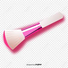pink makeup brush png images with