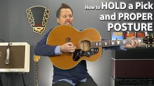 On top of that, while this method is great for speed, you can definitely apply it to strumming chords. How To Hold The Guitar Pick And Proper Guitar Posture Youtube