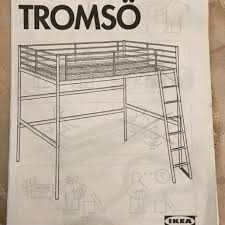 Ikea Queen Size Loft Bed Tromso Model