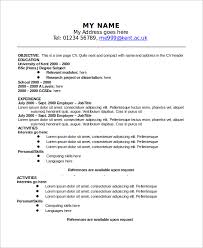 Cv Writing Kent   How To Write A Cv For Software Developer Template net Setting page margins to narrow to give more    