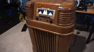1940s philco radio sings again with new