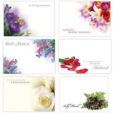 bereavement flower message cards oasis
