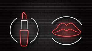 lipstick effect las wearing one