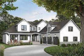 3 Car Garage House Plan With 4 To 5