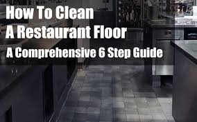 a restaurant floor cleaning guide