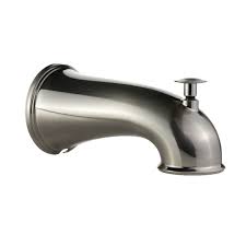 6 in decorative tub spout with pull up