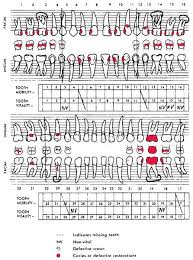 Dental Charting Symbols Tooth Chart Definition Of Tooth